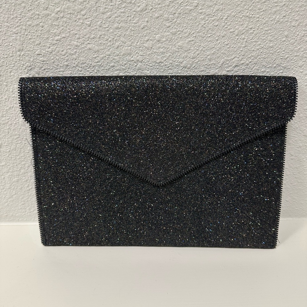Rebecca Minkoff Glitter Envelope Clutch